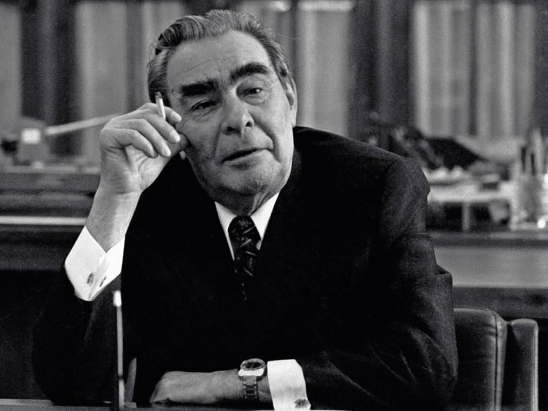 Create meme: Leonid Brezhnev , Leonid Brezhnev eyebrows, Yuri Brezhnev
