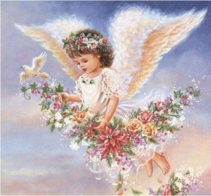 Create meme: day cards angel, congratulations Angela, s angel day