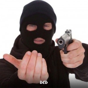 Create meme: male, the masked bandits, Hey robber