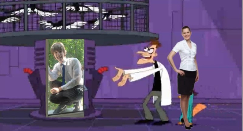 Create meme: Phineas and ferb, Phineas and ferb doctor fufillment, Phineas and ferb fufillment