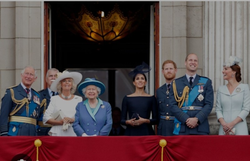 Create meme: the Royal family of great Britain, Prince Harry and Meghan Markle, british royal family 
