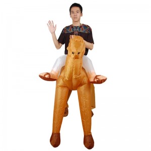 Create meme: inflatable costume, costume adult, inflatable reindeer costume