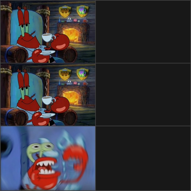 Create meme: template for memes, mr krabs , comics memes