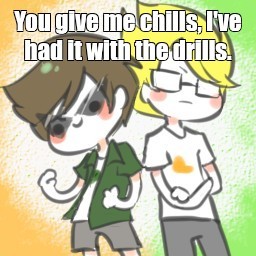 Create meme: Dirk and Jake's homestack, homestuck lil hal jake, Dirk john homestuck chibi