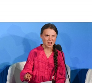 Create meme: Svetlana Mikhailova, Greta performance, Greta Thunberg meme