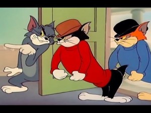 Create meme: cat Tom and Jerry, cats bandits from Tom and Jerry, Butch from Tom and Jerry