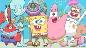 Create meme: sponge Bob square pants, spongebob and his friends