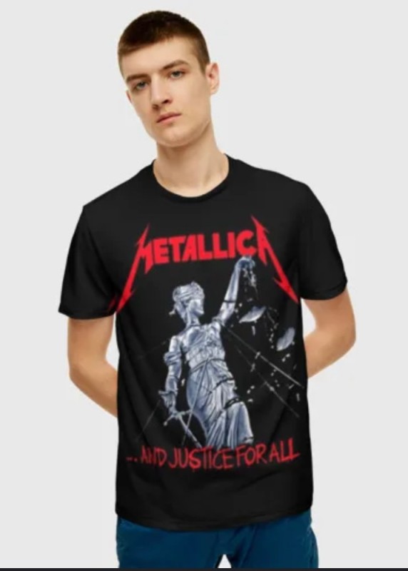 Create meme: metallic T-shirts, metallica T-shirt, metallica band T-shirts