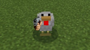 Create meme: animals in minecraft