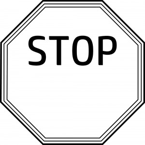 Create meme: stop, a stop sign