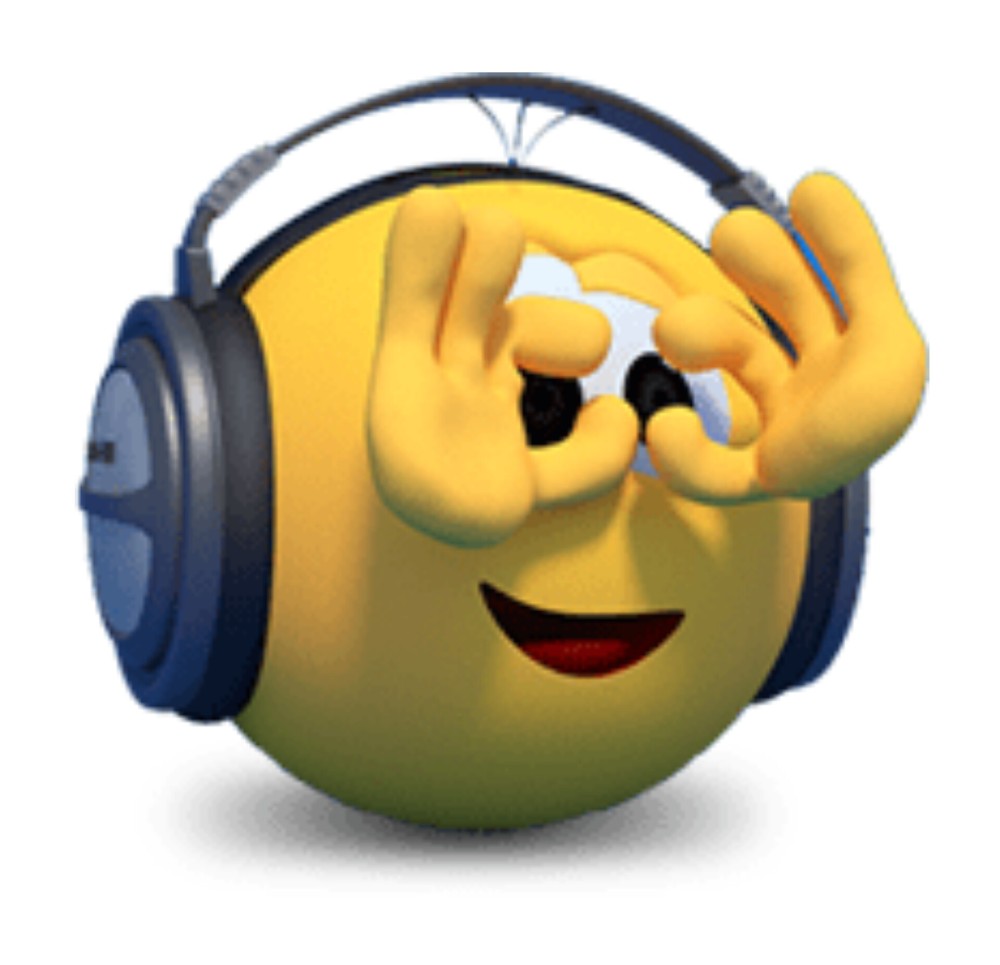 Create meme: kolobanga dj, kolobanga emoticons, smiley face in headphones