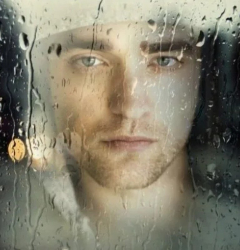 Create meme: Robert Pattinson , guy , tears of rain