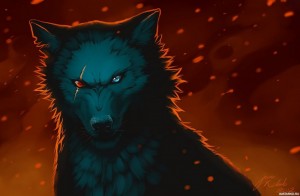 Create meme: the wolf with the scar, wolf fantasy, the wolf with the scar art