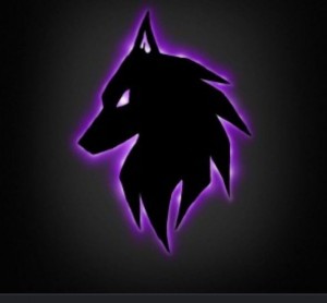 Создать мем: wolf, волк ауф, фиолетовый волк