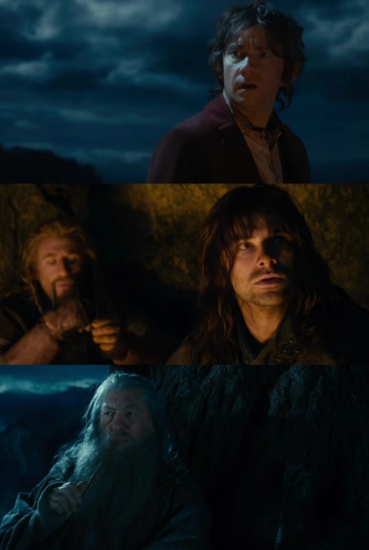 Create meme: a frame from the movie, bilbo the lord of the rings, hobbits the lord of the rings
