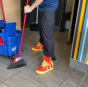 Create meme: shoes, clean, cleaning