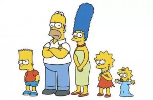 Create meme: the Simpson family