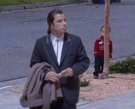 Create meme: john travolta, confused Travolta, pulp fiction Travolta