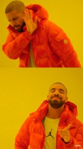 Create meme: meme the Negro in the jacket, drake meme, meme with a black man in the orange jacket