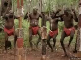 Создать мем: танец аборигенов, аборигены австралии девушки, в африке