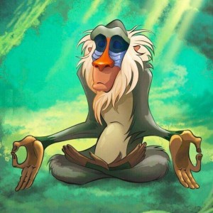 Create meme: the monkey from the lion king photo, the monkey Rafiki view, the lion king monkey