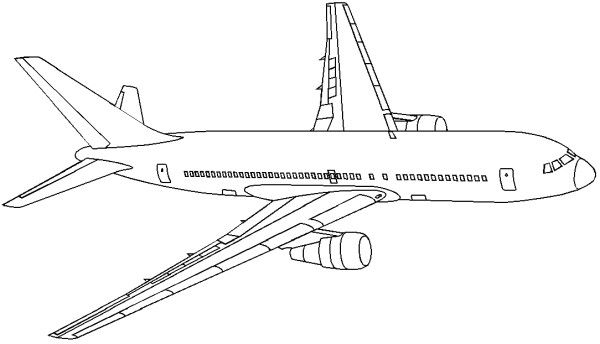 Создать мем: раскраска самолет аэробус а380, самолет раскраска, самолет карандашом
