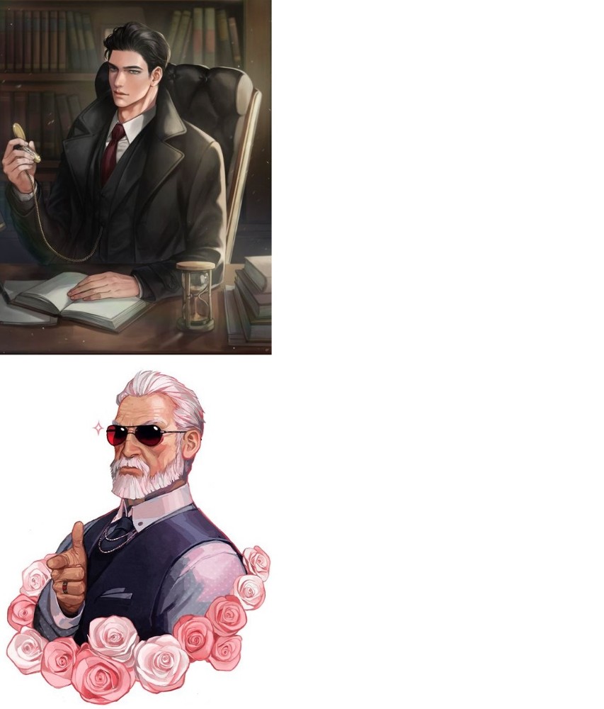 Create meme: The old man of art, Grandpa art, old man art