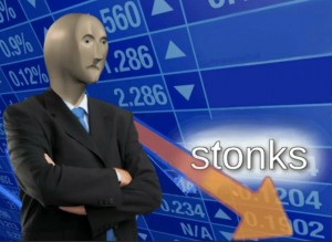 Создать мем: stonks экономист, стонкс, деньги