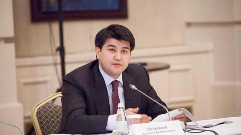 Create meme: Bishimbayev Kuandyk Valikhanov, kuandyka Bishimbayev, the Minister 