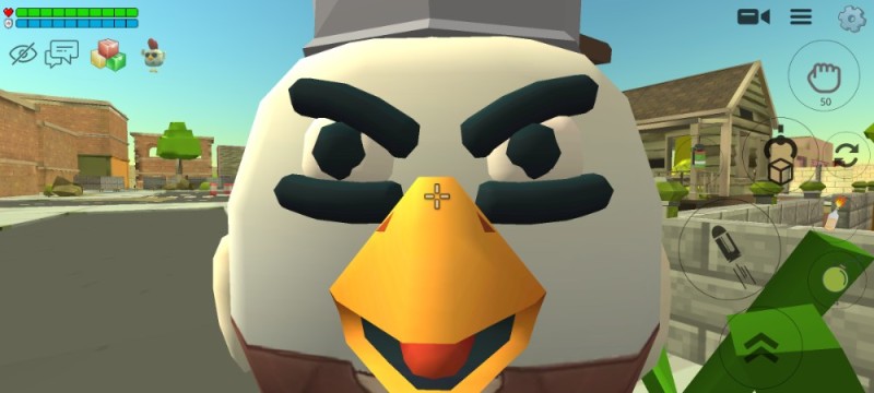 Create meme: chicken gun, screenshot , videos about chicken gun