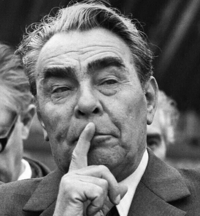 Create meme: Brezhnev is a protege of the English crown, girl , leonid brezjnev