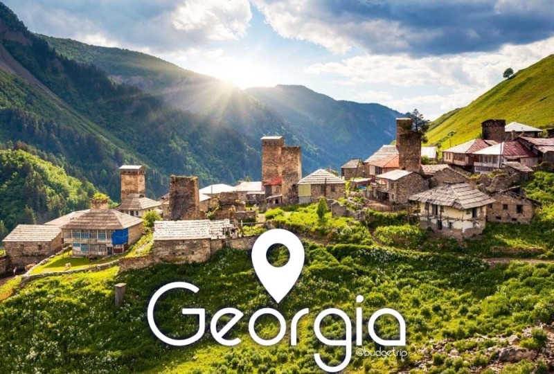 Create meme: Georgia, svanetia, svaneti georgia