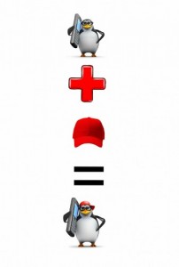 Create meme: penguin, penguin calling by phone, meme penguin calls