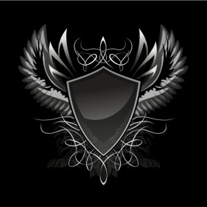 Create meme: logo, shield, Gothic shield vector