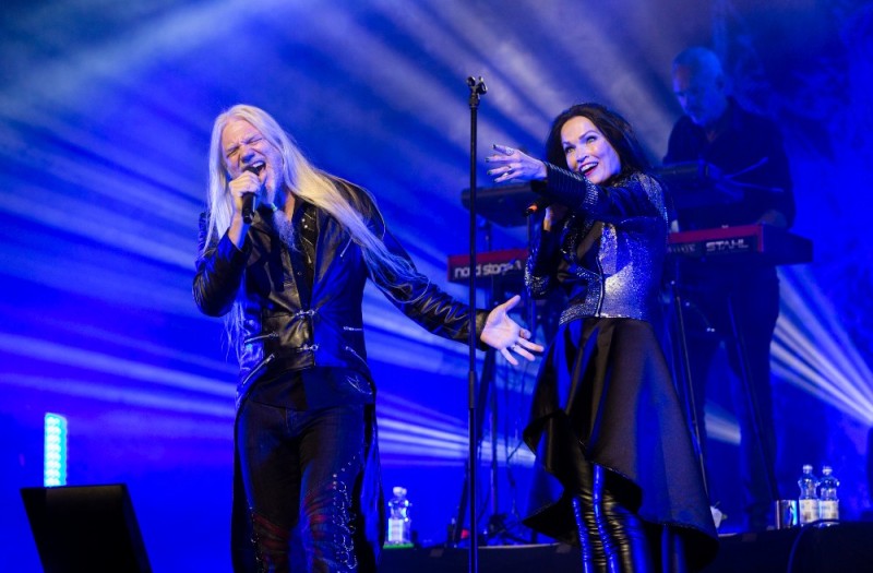 Create meme: girl , tarja turunen, concert 