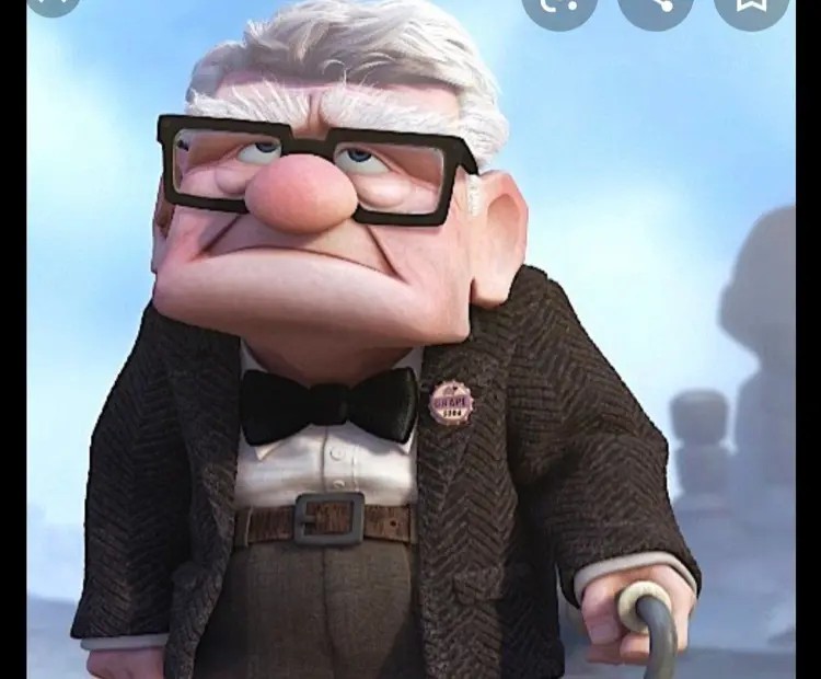 Create meme: old grumblers, up carl fredriksen, up characters