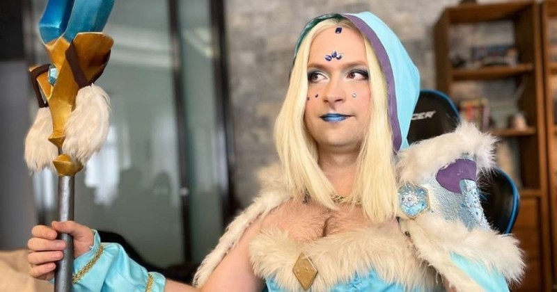 Создать мем: crystal maiden cosplay нс, косплей, нс косплей цмки