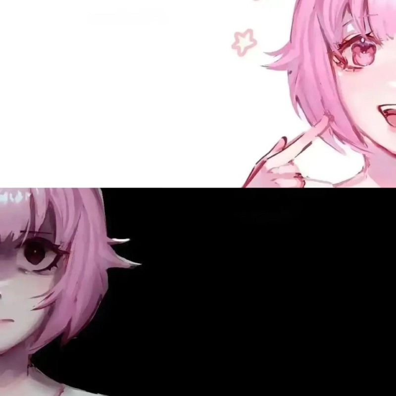 Create meme: natsuki anime, anime , pink anime