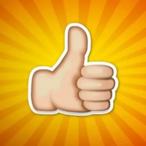 Create meme: Emoji like, thumbs up