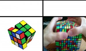 Create meme: Arthur Rubik's cube., how to assemble a Rubik's cube 1000000 1000000, Rubik's cube with traffic signs