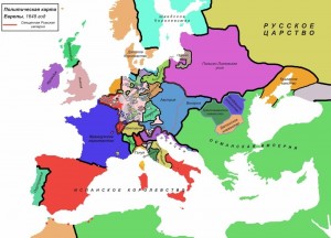 Создать мем: карта европы 1750 года, карта европы 1618 года, карта европы 1450 года