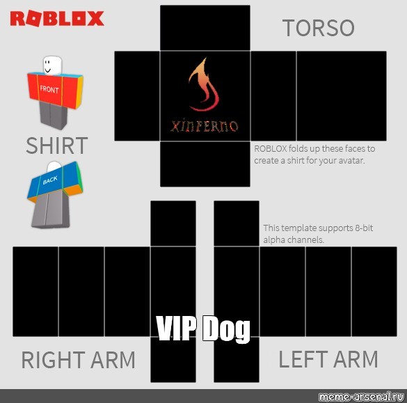 Meme Vip Dog All Templates Meme Arsenal Com - roblox dog shirt template