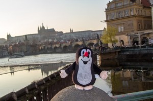 Create meme: exploring Prague, mole Prague, krotik Czech Republic Prague