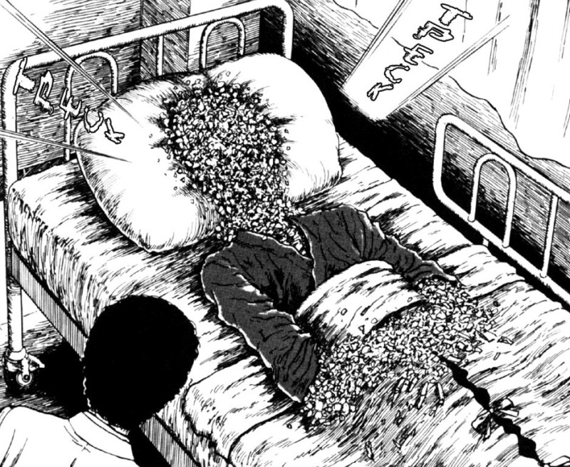 Создать мем: манга, дзюндзи ито бесконечный сон, long dream junji ito