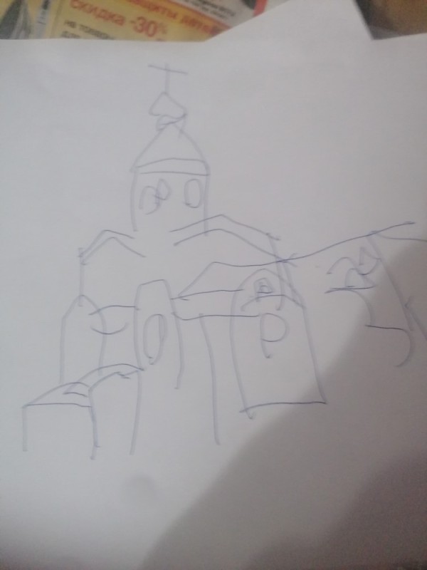 Создать мем: казанский кремль срисовать, архитектура рисунки для начинающих, поэтапное рисование церкви
