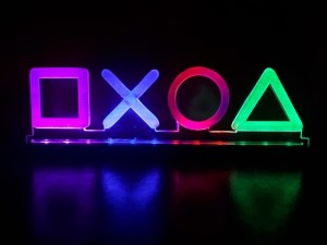 Create meme: signs neon playstation, playstation neon PNG, lamp playstation icons