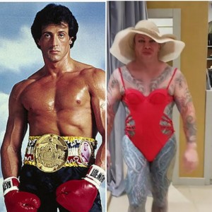 Создать мем: дочери сильвестра сталлоне, rocky balboa, сильвестр сталлоне