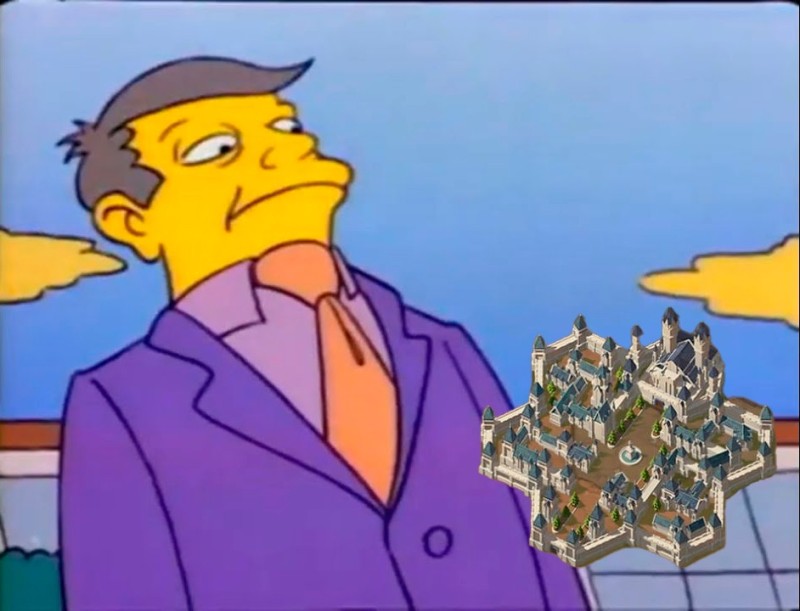 Create meme: skinner pathetic, the simpsons , money 