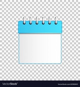 Создать мем: лист календаря, календарь рисунок голубой, календарь иконка
