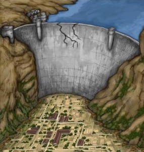 Create meme: dam, dungeon